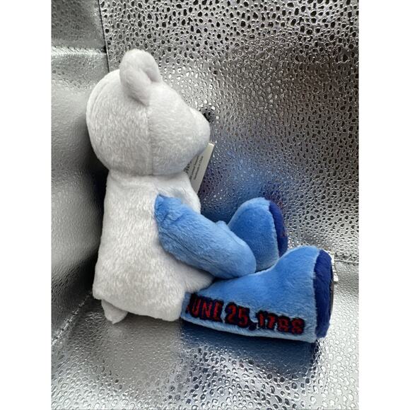 #10 Virginia State Beanie Bear By Limited Treasures New With Tags And Quarter - Picture 11 of 11